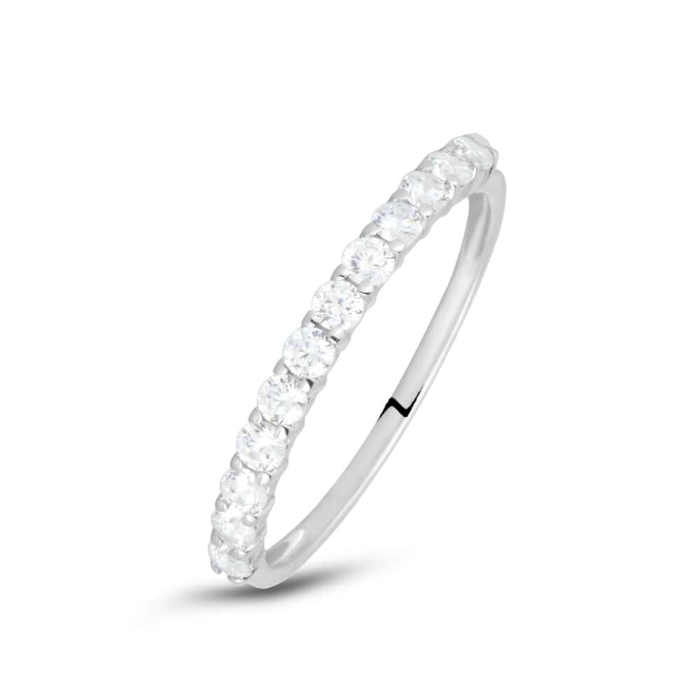 Anello Riviere Claire Oro Bianco Cubic Zirconia 1410082 Stroili