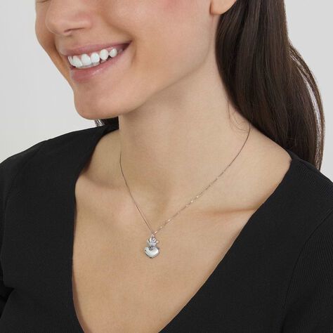 Charm in argento rodiato e glitter - Charms Donna | Stroili