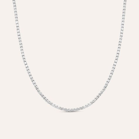 Collana Tennis Firmamenti Oro Bianco Diamante - Collane Tennis Donna | Stroili