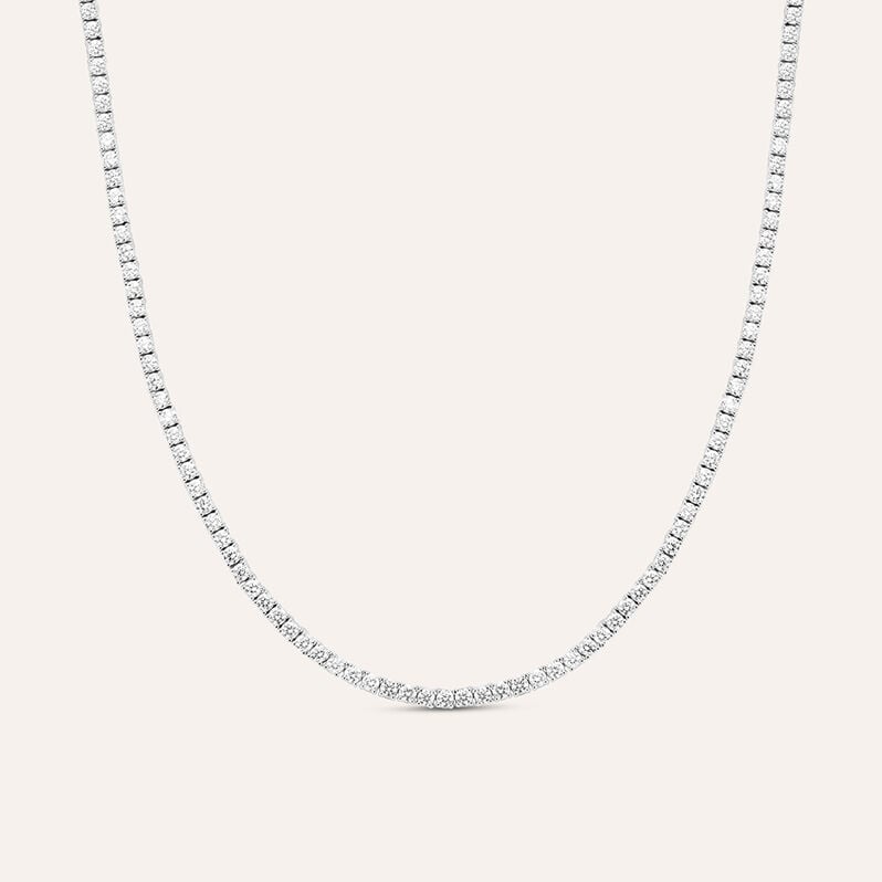 Collana Tennis Firmamenti Oro Bianco Diamante - Collane Tennis Donna | Stroili