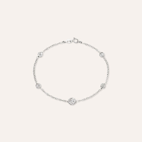 Bracciale Crystal Gold Oro Bianco Cristallo - Bracciali Donna | Stroili