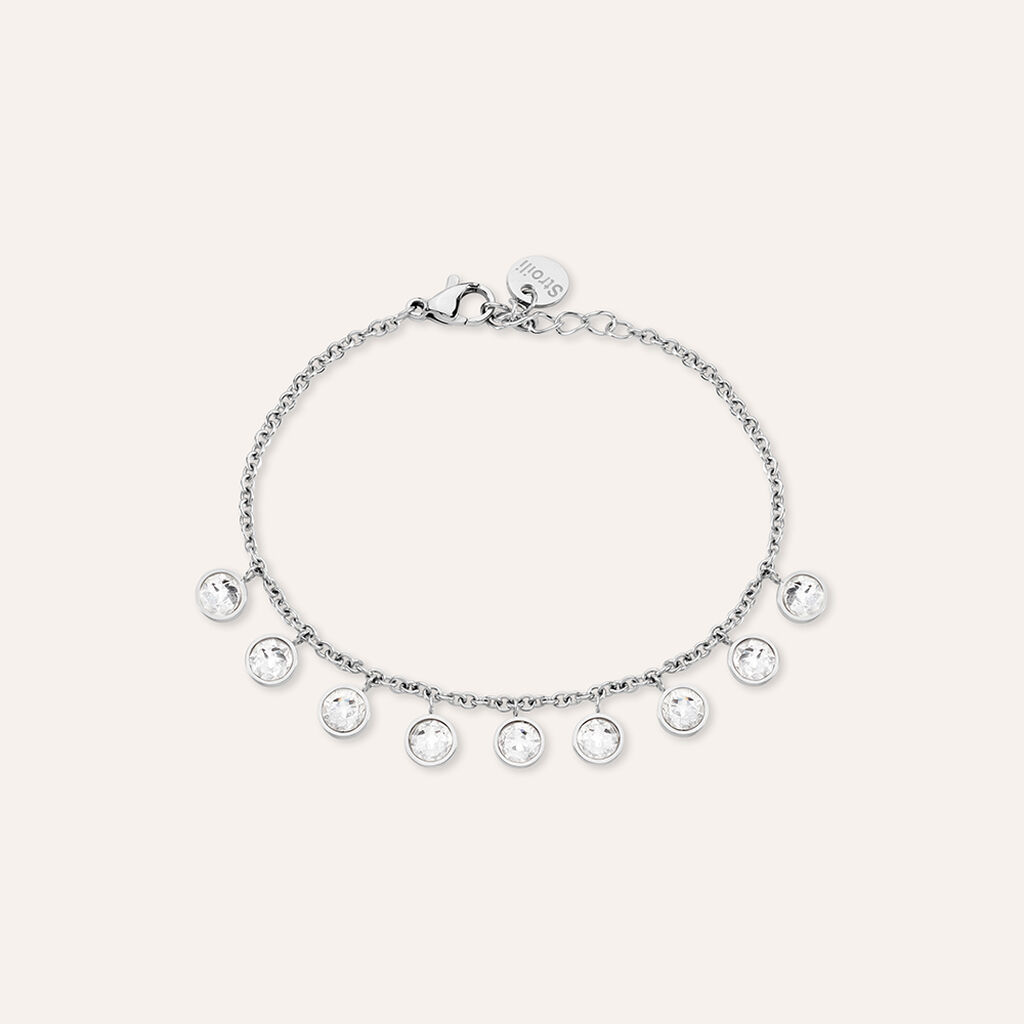 Bracciale Sunrise Acciaio Cristallo