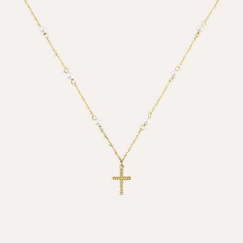 Collana Holy Oro Giallo Perla D'Acqua Dolce - Bracciali Donna | Stroili