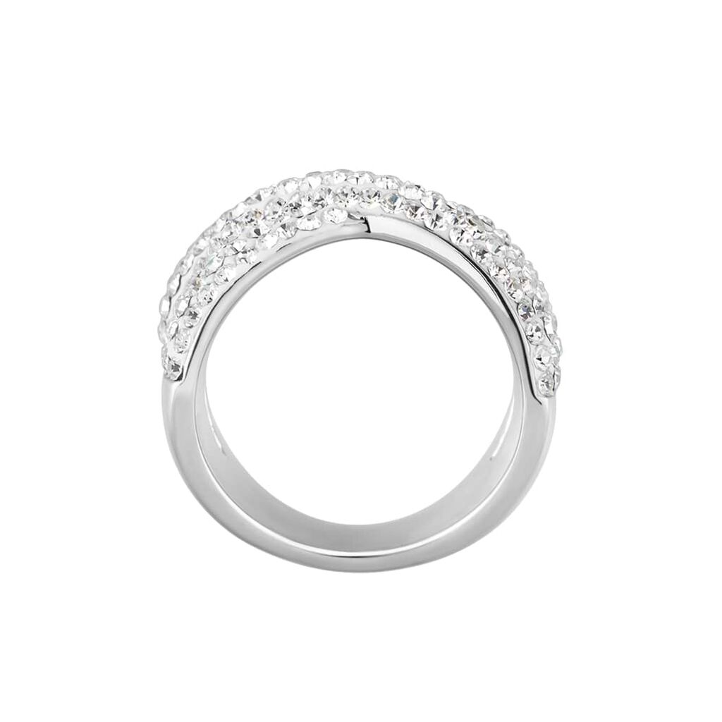 Anello Fascia Lady Phantasya Acciaio Cristallo - Anelli con Pietre Donna | Stroili