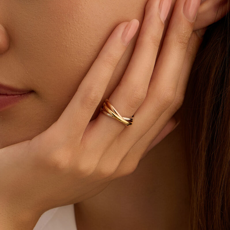 Fede Classica 1.98 mm Oro Tricolore - Anelli con Incisione Donna | Stroili