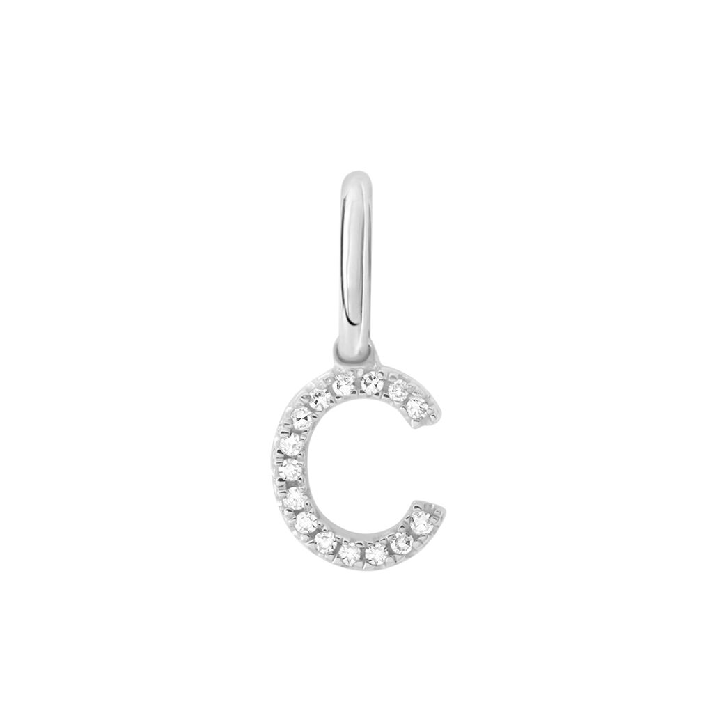 Pendente Sophia Oro Bianco Diamante - Ciondoli Donna | Stroili