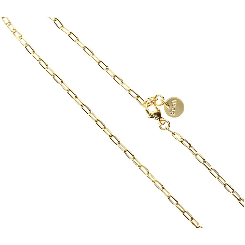 Girocollo rosa dei venti. mondo e cuore in bronzo dorato - Collane Donna | Stroili