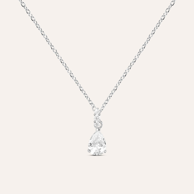 Collana Punto Luce Silver Elegance Argento Rodiato Cubic Zirconia - Collane Punto Luce Donna | Stroili