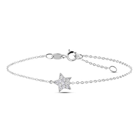 Bracciale Claire Oro Bianco Cubic Zirconia - Bracciali Amicizia Donna | Stroili