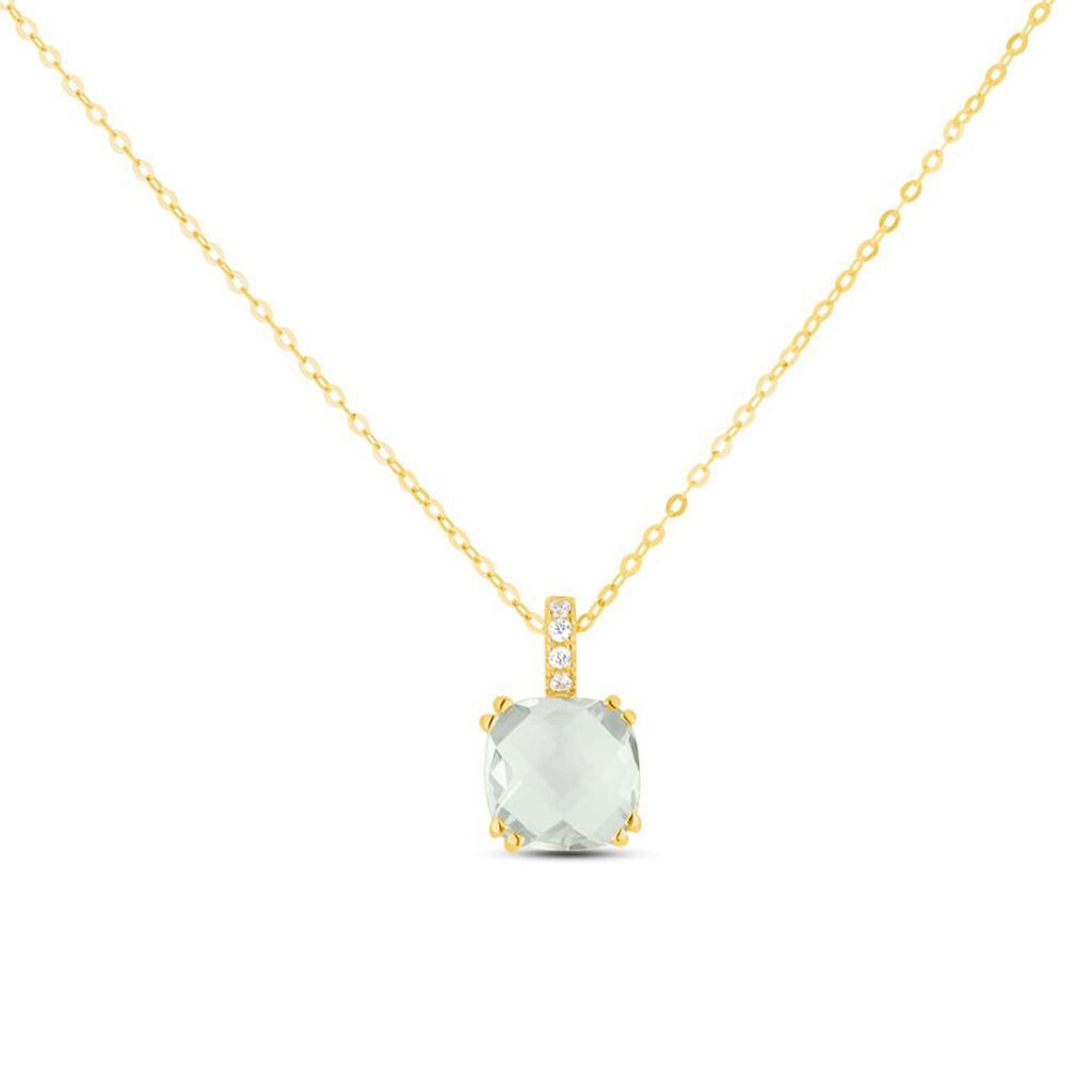 Collana Punto Luce Amélie Oro Giallo Ametista Cubic Zirconia - Collane Punto Luce Donna | Stroili