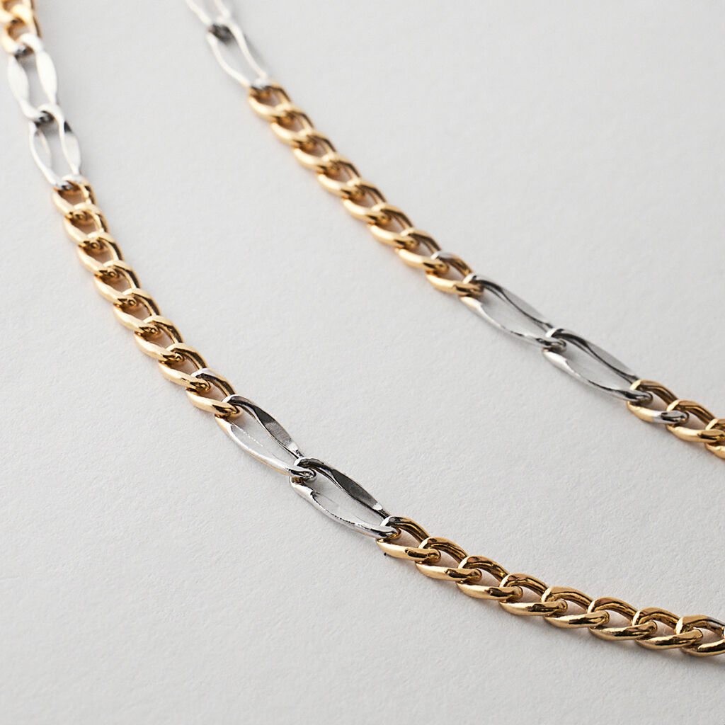 Catena L'homme Or Oro Bicolore