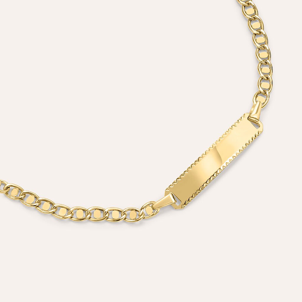 Bracciale Con Targhetta Holy Oro Giallo - Gioielli Bambino | Stroili