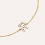 Bracciale Silver Glow Argento Dorato Cubic Zirconia