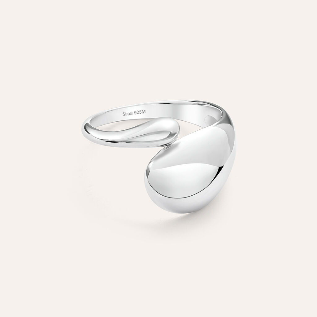 Anello Contrarie Silver Collection Argento Rodiato - Anelli Donna | Stroili