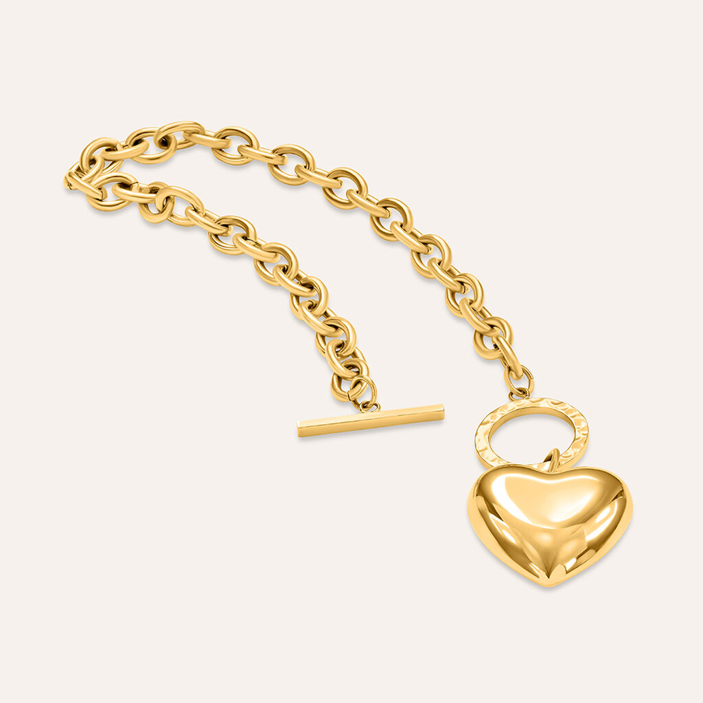 Bracciale Lady Code Acciaio Dorato - Bracciali Love Donna | Stroili