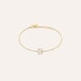 Bracciale Silver Glow Argento Dorato Cubic Zirconia