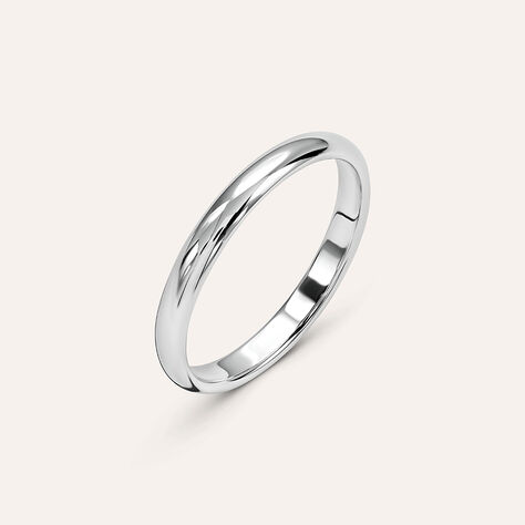 Anello Fedina Silver Collection Argento Rodiato - Anelli con Incisione Unisex | Stroili