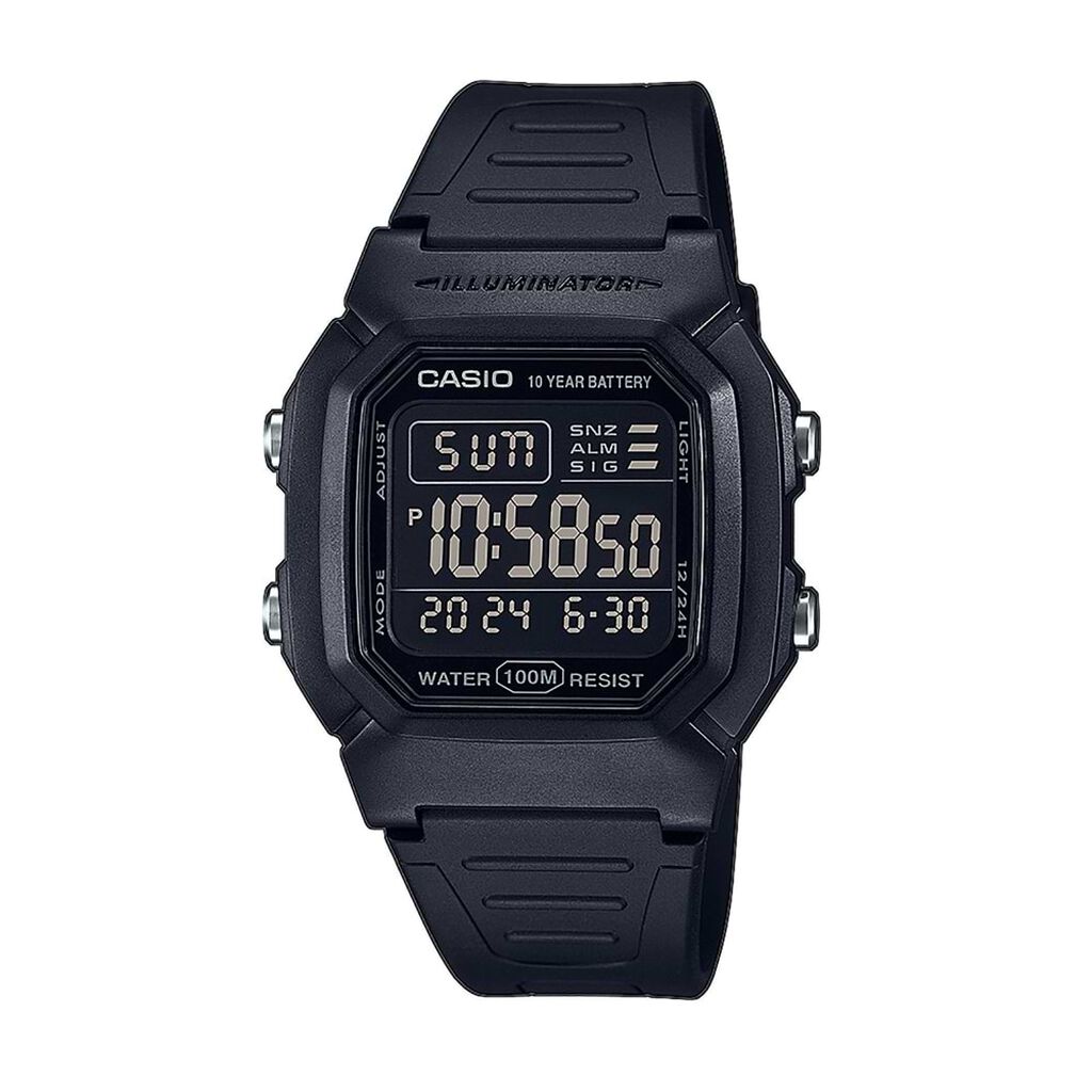 Orologio Al Quarzo Casio Collection Collection W-800h-1bves - Orologi Cronografo Uomo | Stroili