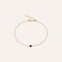 Bracciale Punto Luce Charlotte Oro Giallo Rubino