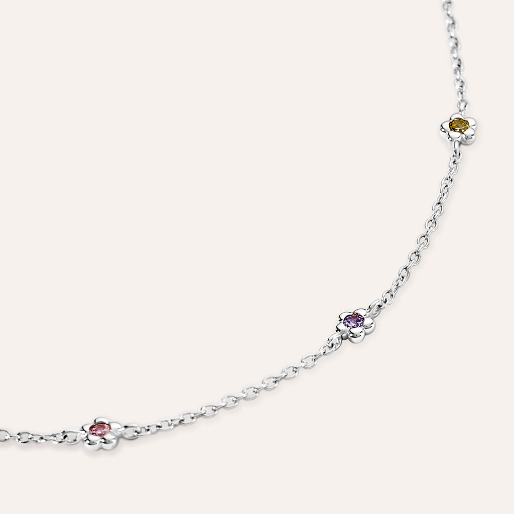 Bracciale Silver Baby Argento Rodiato Cubic Zirconia