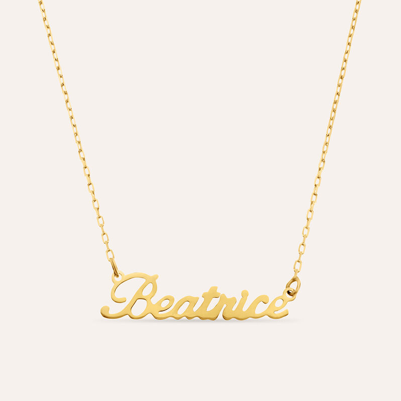 Collana Beatrice Gold Names Oro Giallo - Collane Unisex | Stroili