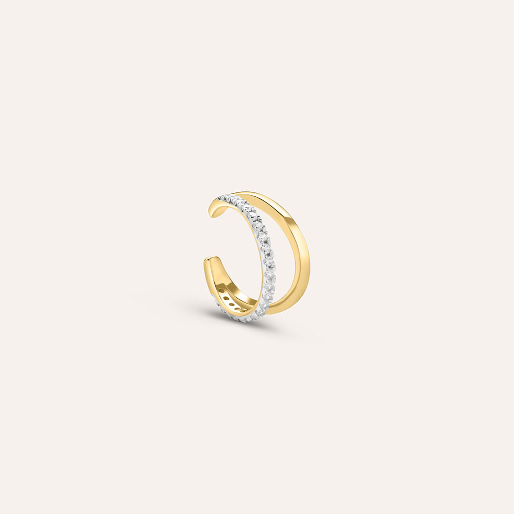 Ear Cuff Bon Ton Oro Giallo Cubic Zirconia - Ear Cuff Donna | Stroili