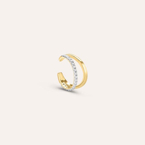 Ear Cuff Bon Ton Oro Giallo Cubic Zirconia - Ear Cuff Donna | Stroili