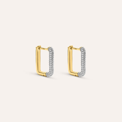 Orecchini A Cerchio Toujours Oro Giallo Cubic Zirconia - Gioielli Donna | Stroili