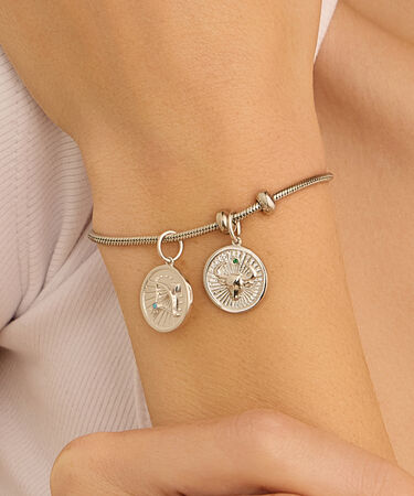 Pendente Love Beats Argento Rodiato Cubic Zirconia