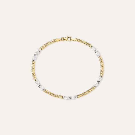 Bracciale Catena L'homme Or Oro Bicolore - Bracciali Uomo | Stroili