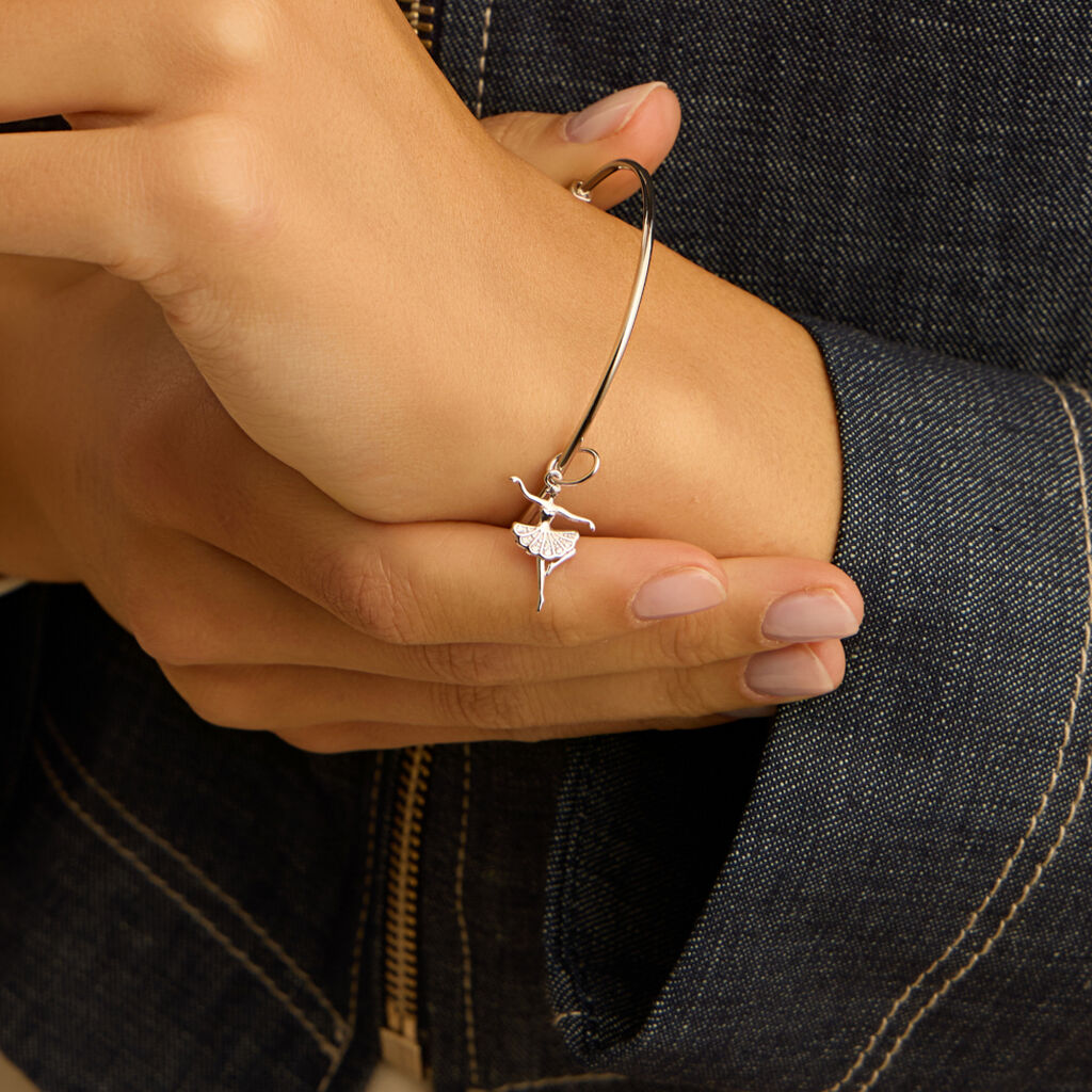 Pendente Love Beats Argento Rodiato Cubic Zirconia