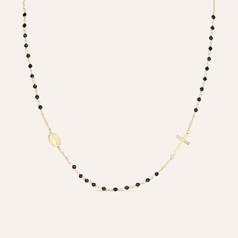 Collana Rosario Holy Oro Giallo Spinello - Collane Rosario Donna | Stroili