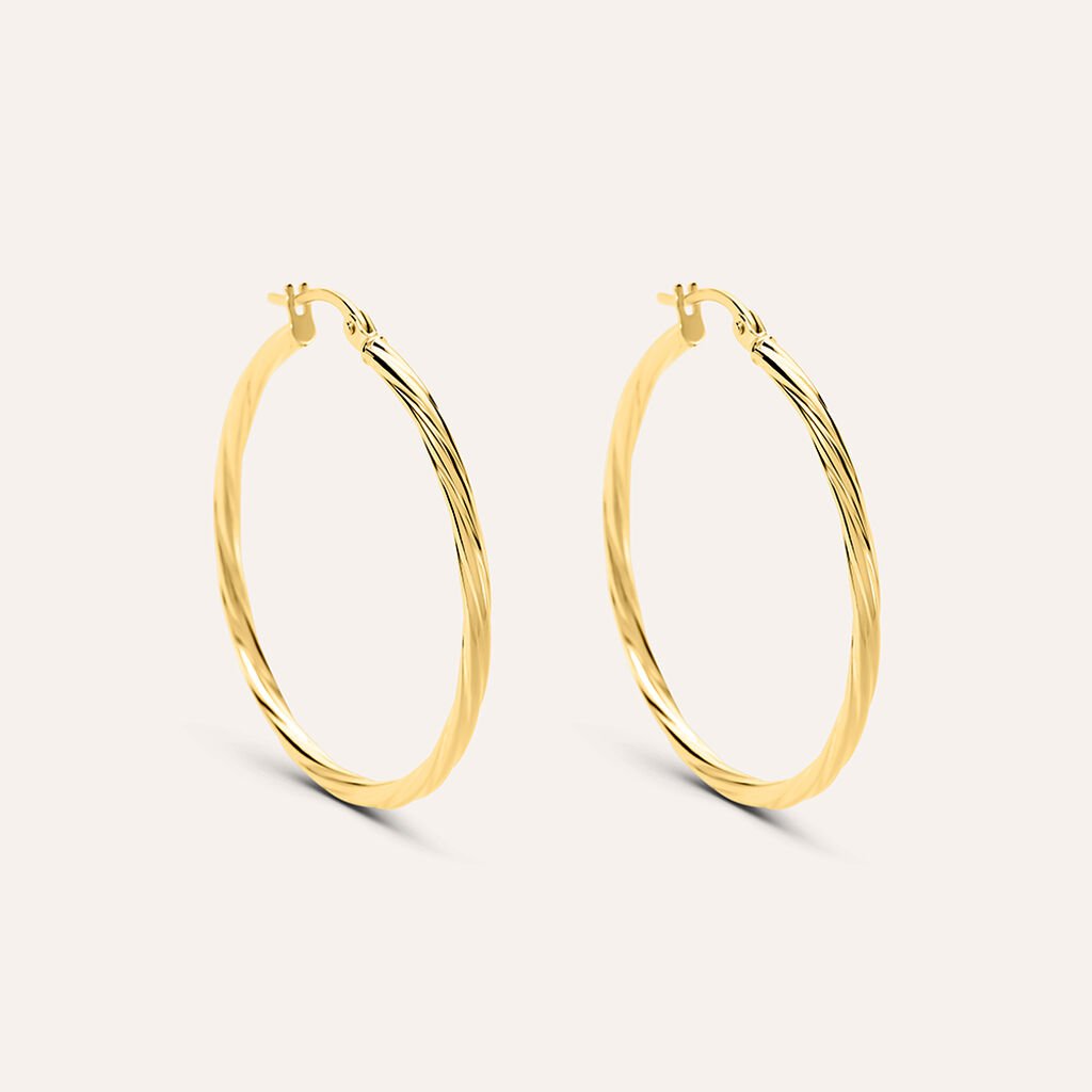 Orecchini A Cerchio Toujours Oro Giallo