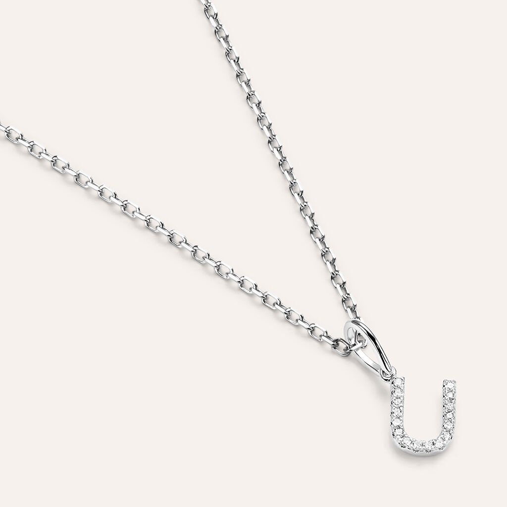 Pendente Sophia Oro Bianco Diamante - Ciondoli Donna | Stroili