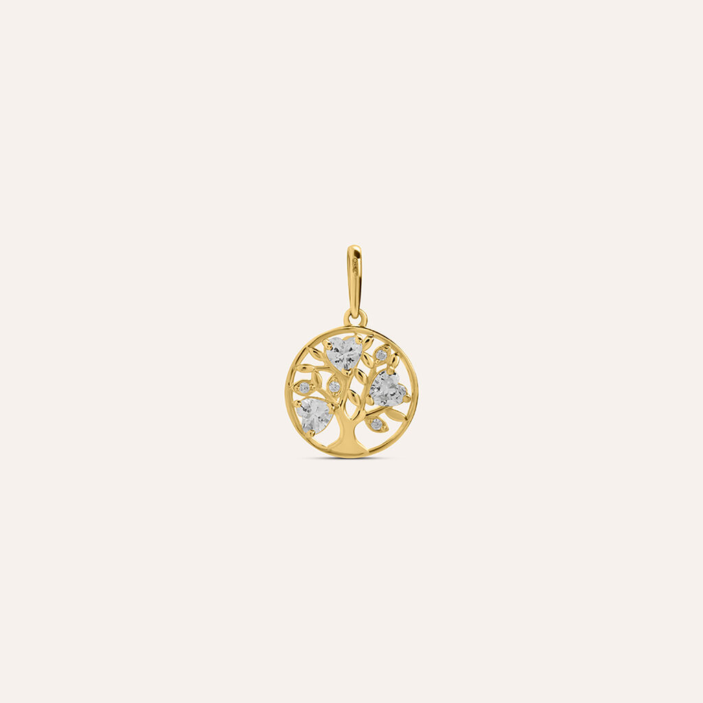 Pendente Poème Oro Giallo Cubic Zirconia - Ciondoli Donna | Stroili