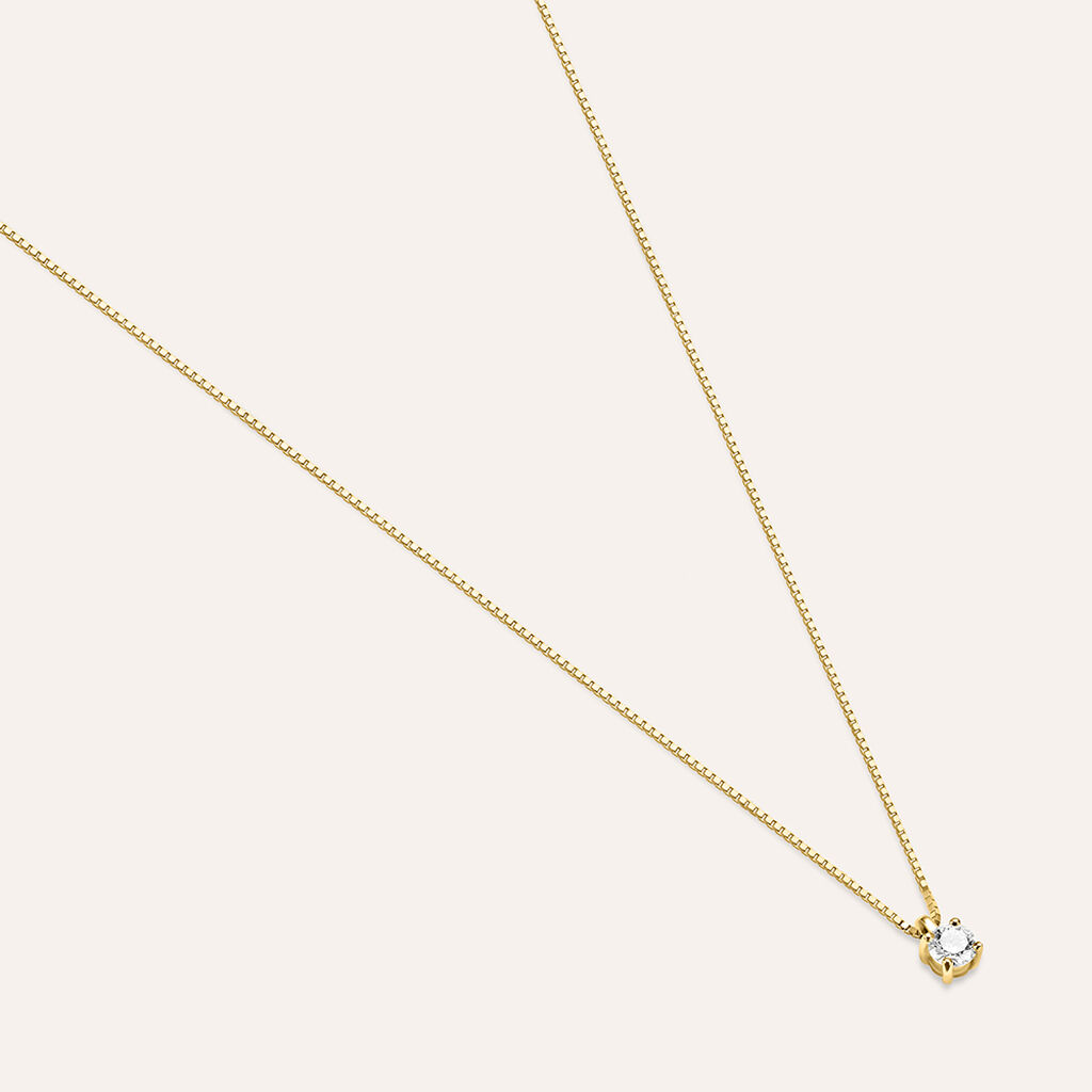 Collana Firmamenti Oro Giallo Diamante