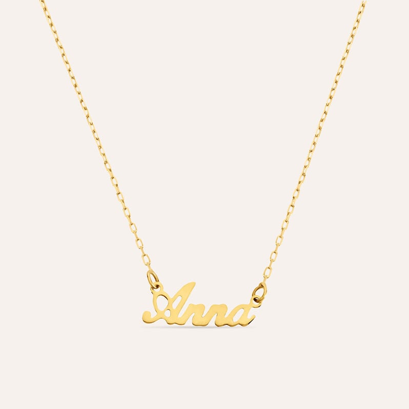 Collana Anna Gold Names Oro Giallo - Collane Unisex | Stroili