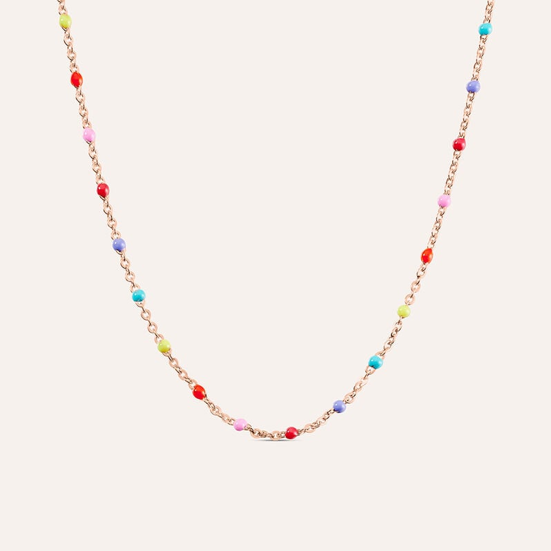 Collana Silver Collection Argento Rosa Pietra sintetica - Collane Donna | Stroili