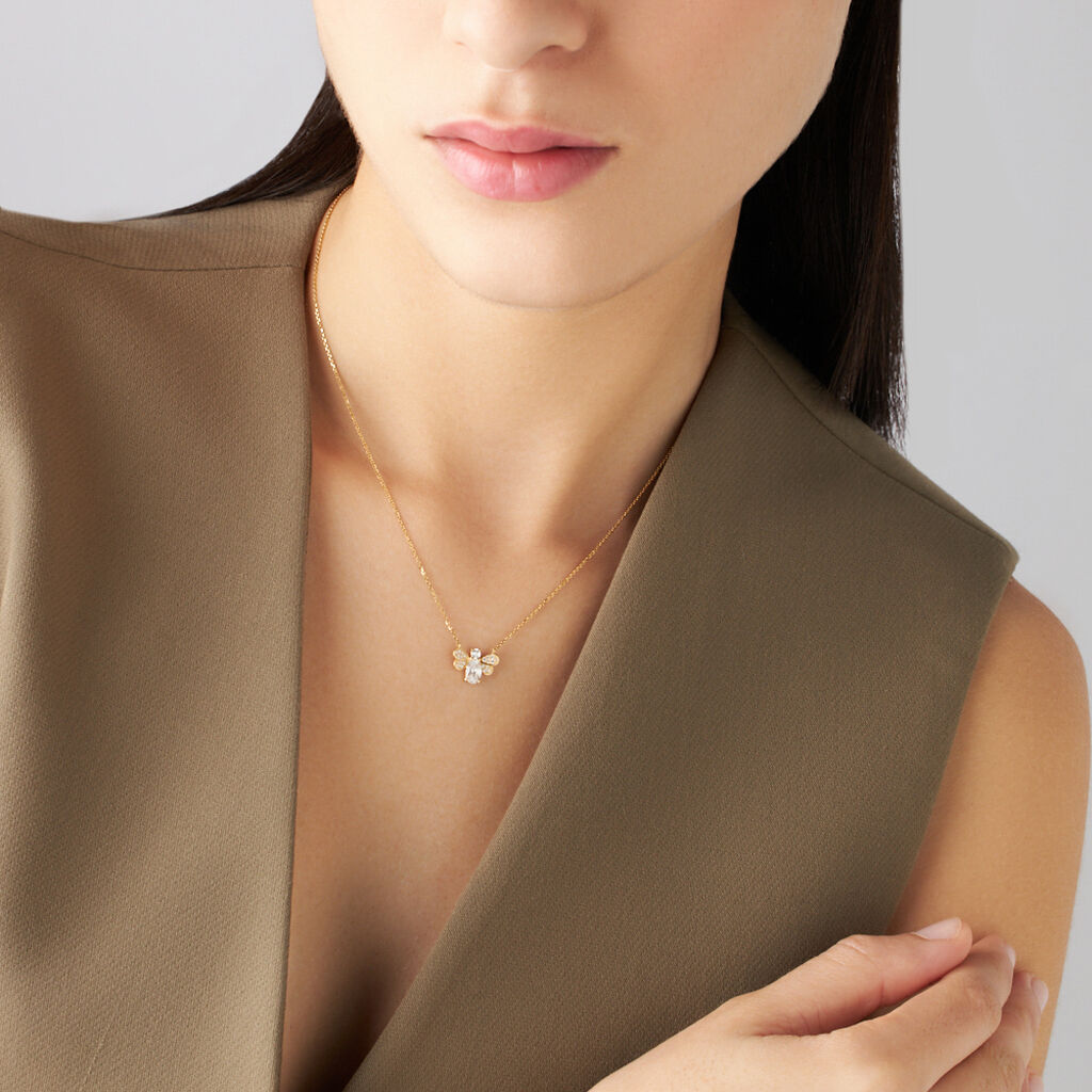 Collana Claire Oro Giallo Cubic Zirconia - Collane Donna | Stroili