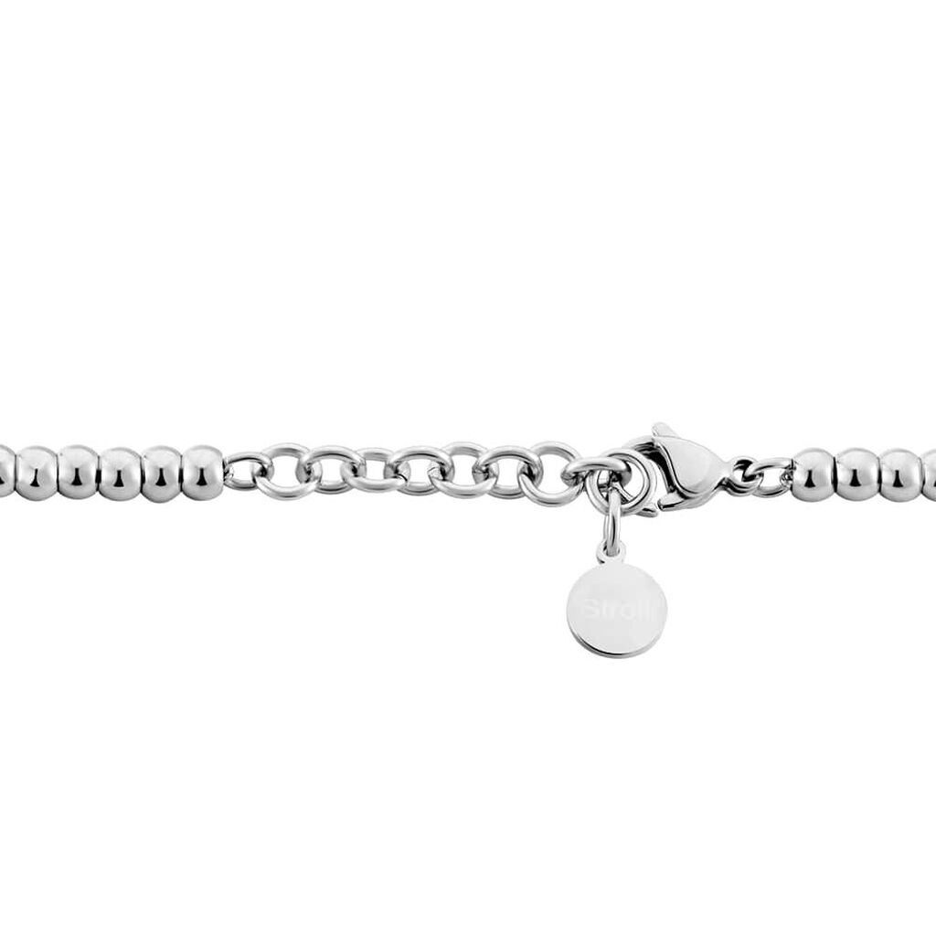 Bracciale Lady Message Acciaio Destiny e Cristalli - Bracciali Donna | Stroili