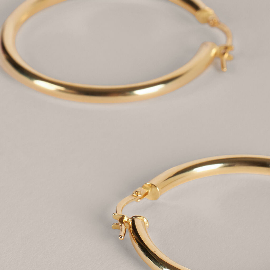 Orecchini A Cerchio Toujours Oro Giallo - Orecchini a Cerchio Donna | Stroili