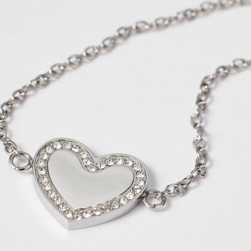 Bracciale Lady Chic Acciaio Cristallo - Bracciali con Incisione Donna | Stroili