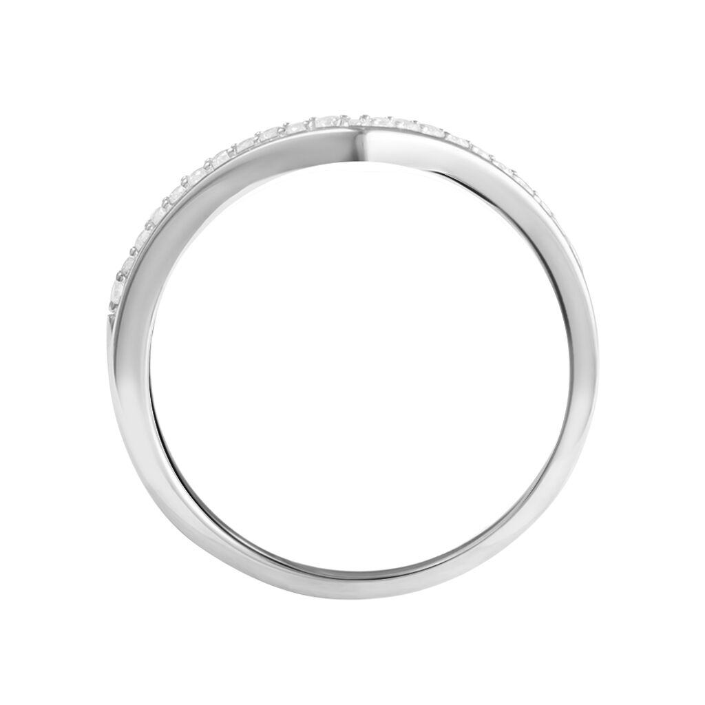 Anello Fascia Sophia Oro Bianco Diamante - Anelli con Pietre Donna | Stroili
