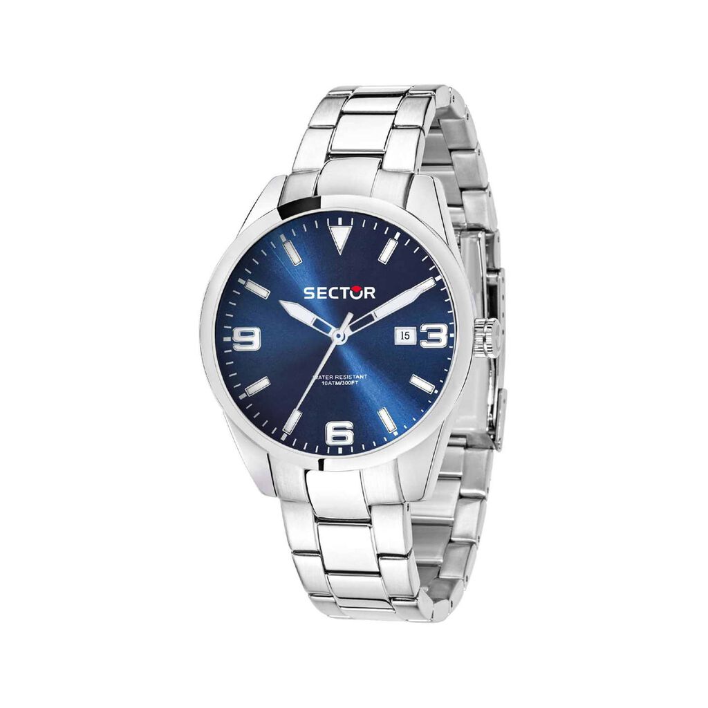 Solo tempo con cassa e bracciale in acciaio - Orologi Uomo | Stroili