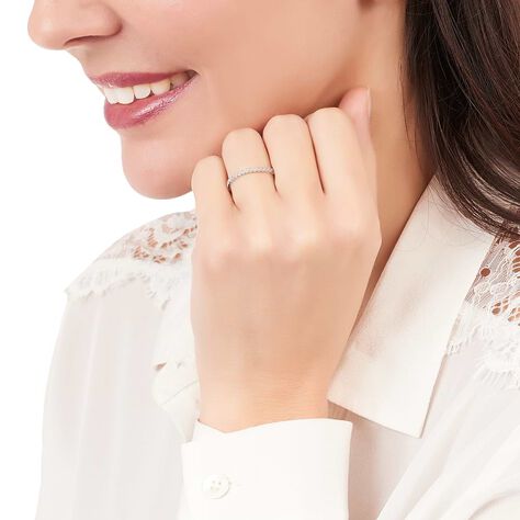 Anello Eternity Silver Elegance Argento Rodiato Cubic Zirconia - Anelli Eternity Donna | Stroili