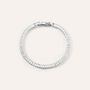 Bracciale Tennis Romantic Shine Metallo Cristallo