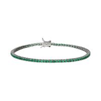 Bracciale Tennis Silver Rainbow Argento Rodiato Cubic Zirconia