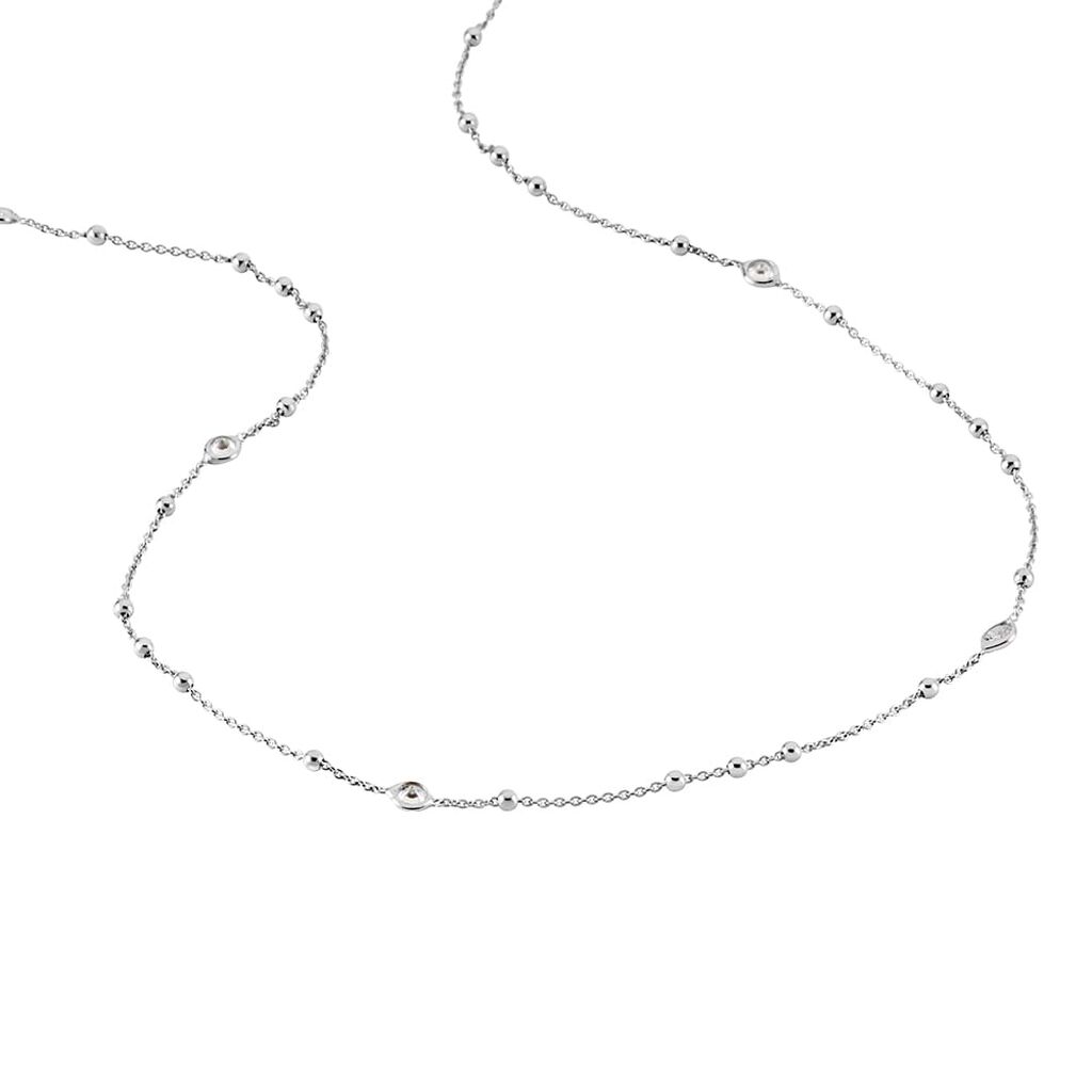 Collana Silver Elegance Argento Rodiato Cubic Zirconia - Collane Donna | Stroili