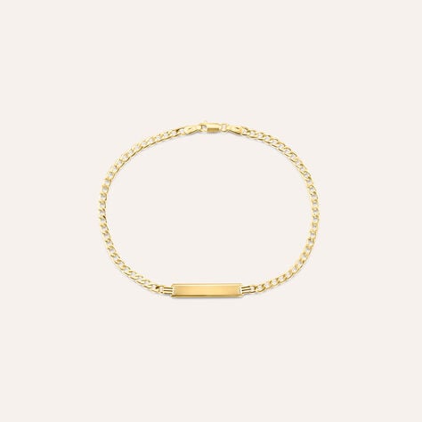 Bracciale Con Targhetta Oro Uomo Oro Giallo - Bracciali Uomo | Stroili