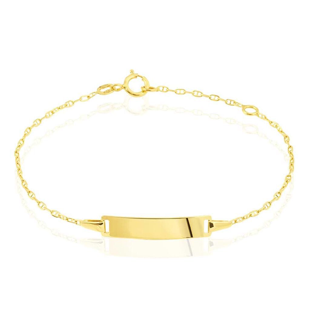Bracciale Con Targhetta Religious Gold Oro Giallo - Bracciali Bambino | Stroili